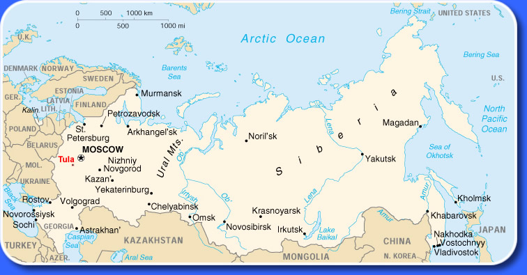 Russian map